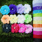 Peony Flower Clips with Soft Crochet Headbands - Ema Jane