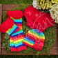 Ruffle Diaper Set (Cany Rainbow Stripes) - Ema Jane