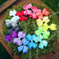 Grosgrain NEON Bows Secured to Double Prong Clips, Bows,Hair Flowers,Hair Clips, Ema Jane Boutique