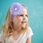 Spring Bling Flower Hair Clip Set with Crochet Headbands - Ema Jane