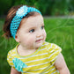 Small Gerber Daisy Flowers on Soft Stretch Crochet Headbands - Ema Jane