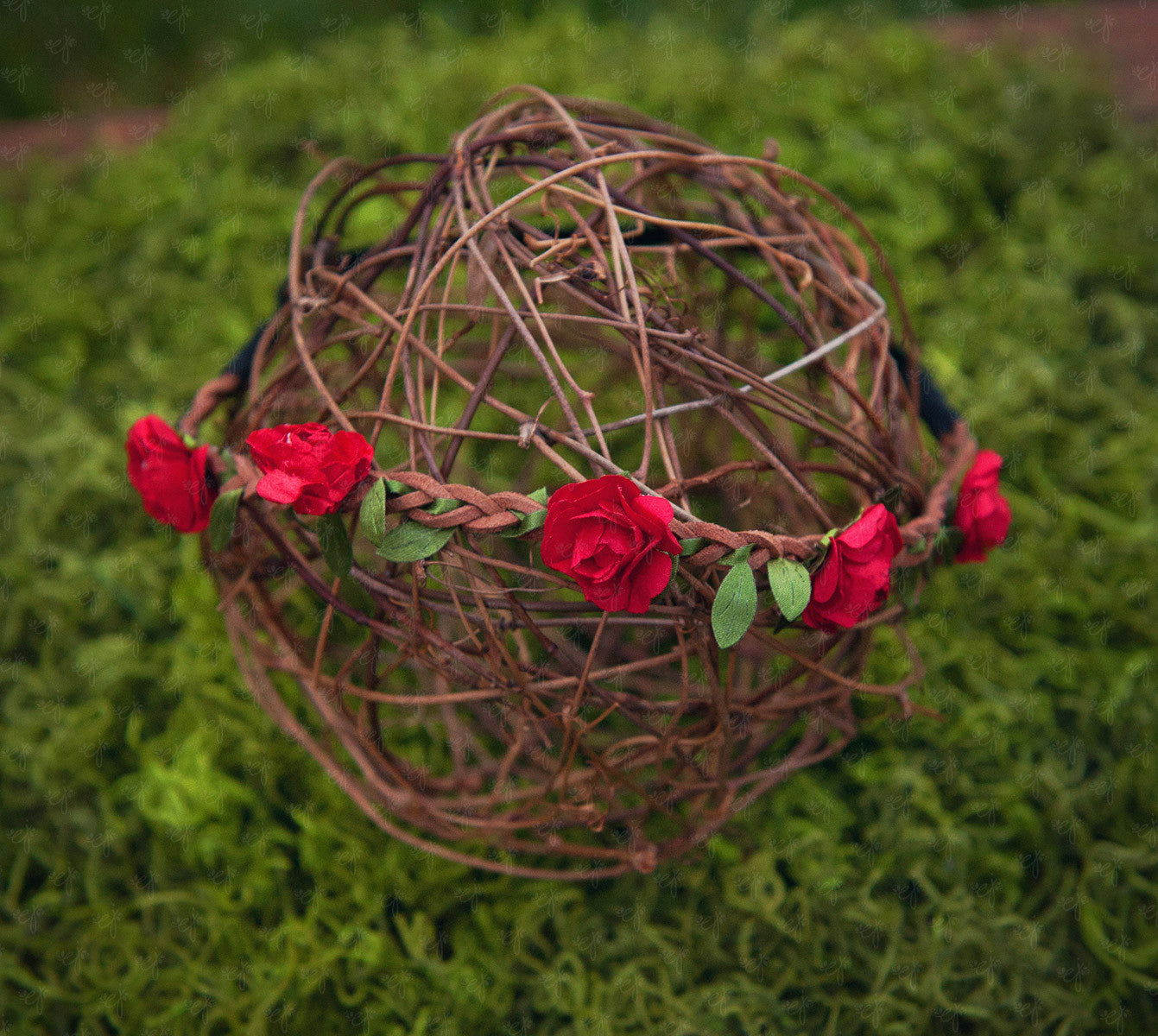 Bohemian Rose Floral Crown Headband Set, Headbands, Ema Jane Boutique