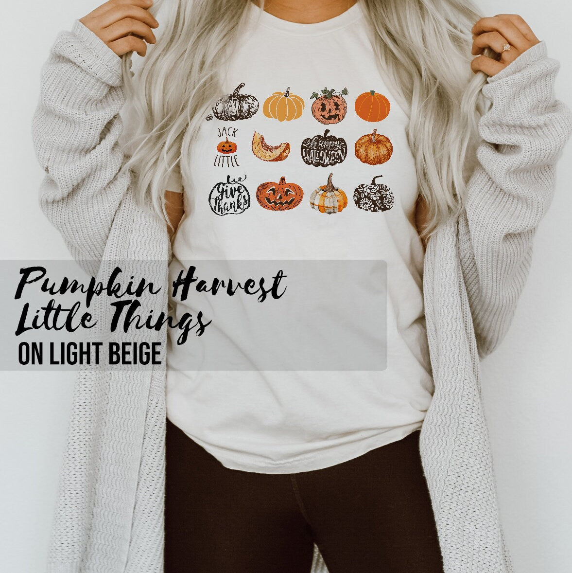 It’s the Little Things | Fall Harvest Pumpkins Jack O Lantern | UNISEX Relaxed Jersey T-Shirt