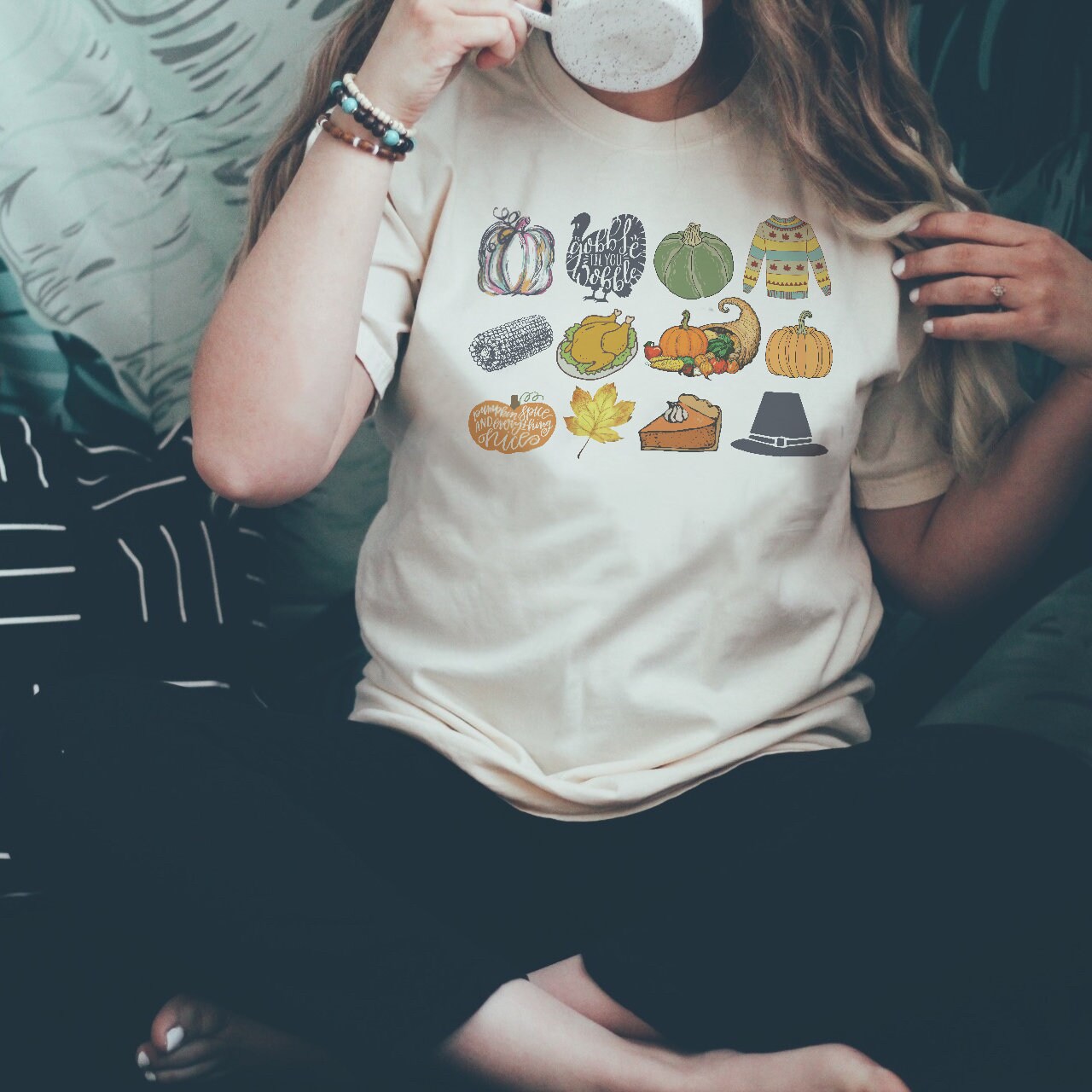 It’s the Little Things | Fall Thanksgiving Feast | UNISEX Relaxed Jersey T-Shirt
