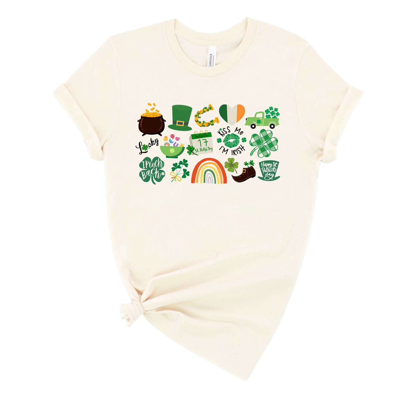 It’s the Little Things | Happy St. Patrick's Day of Green | UNISEX Relaxed Jersey T-Shirt for Women
