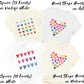 Artsy Watercolor Hearts Soft Graphic Tees (Unisex for Women)