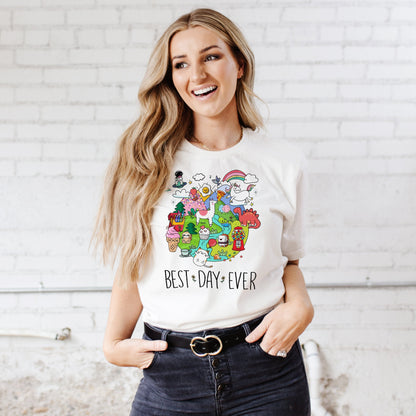 Best Day Ever! | Could Be Worse Funny Graphic Tees | Soft UNISEX Relaxed Jersey T-Shirt for Women