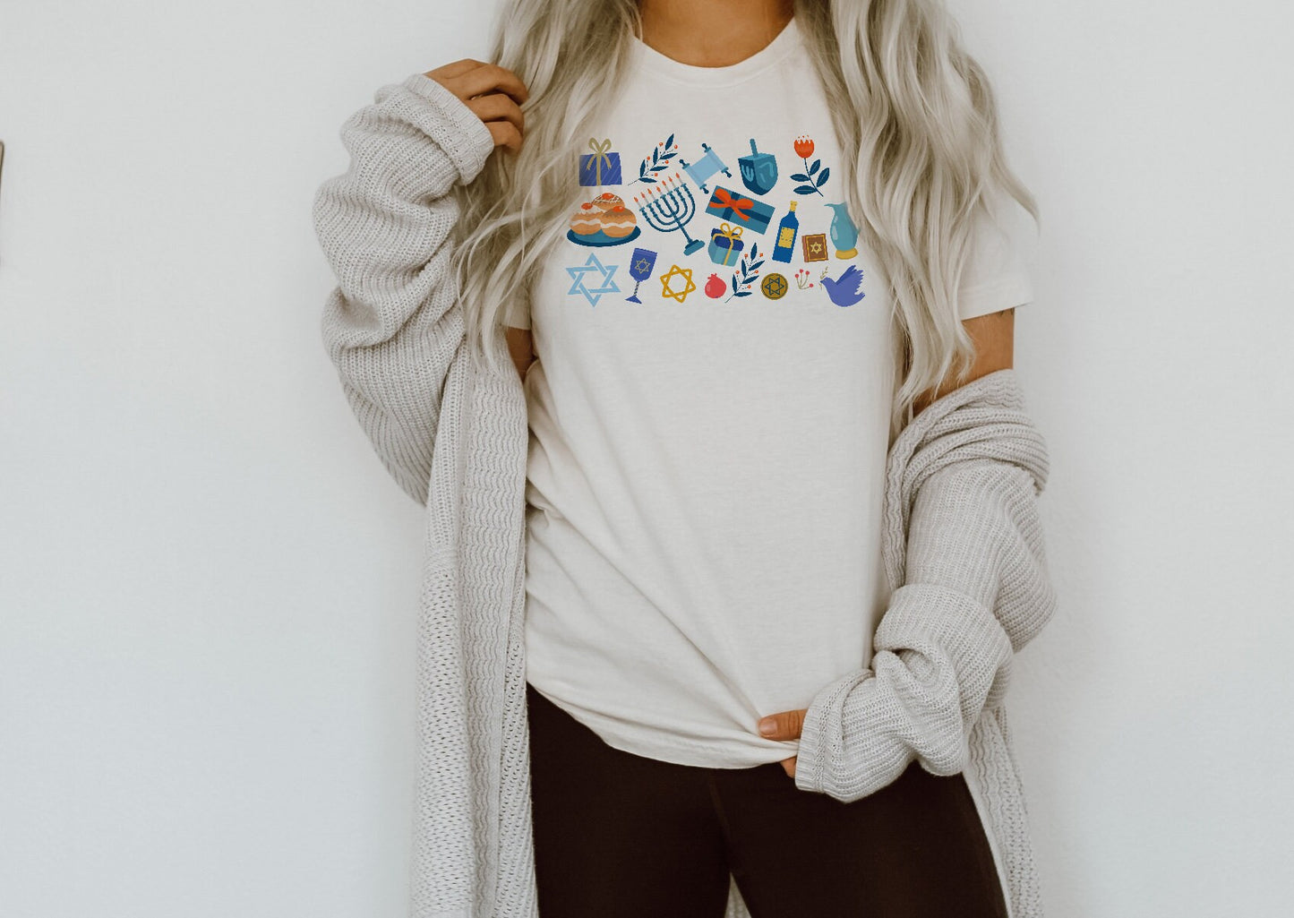It’s the Little Things | Happy Hanukkah Holidays & Merry Christmas | UNISEX Relaxed Jersey T-Shirt
