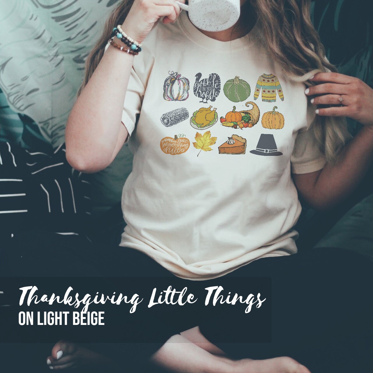 Its the Little Things | Fall Thanksgiving Feast | UNISEX Relaxed Jersey T-Shirt