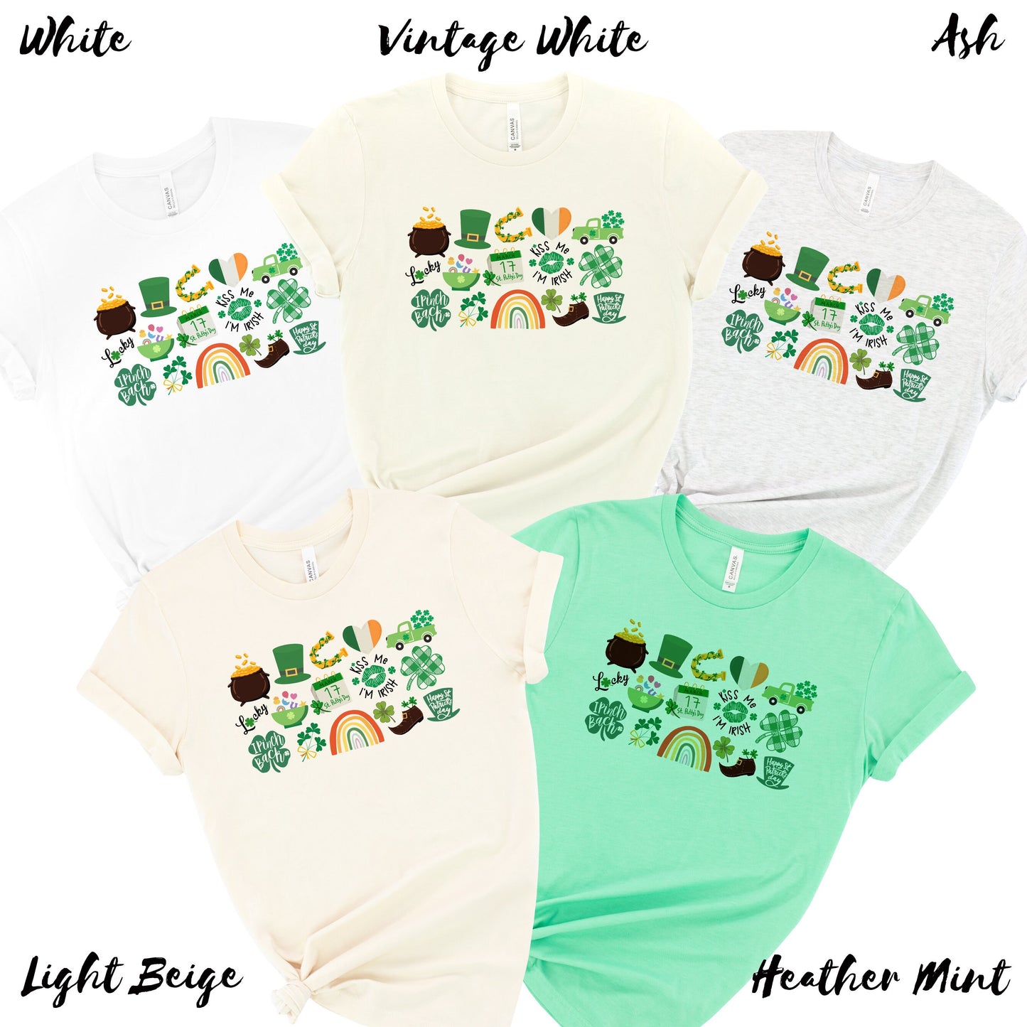 Its the Little Things | Happy St. Patrick's Day of Green | UNISEX Relaxed Jersey T-Shirt for Women