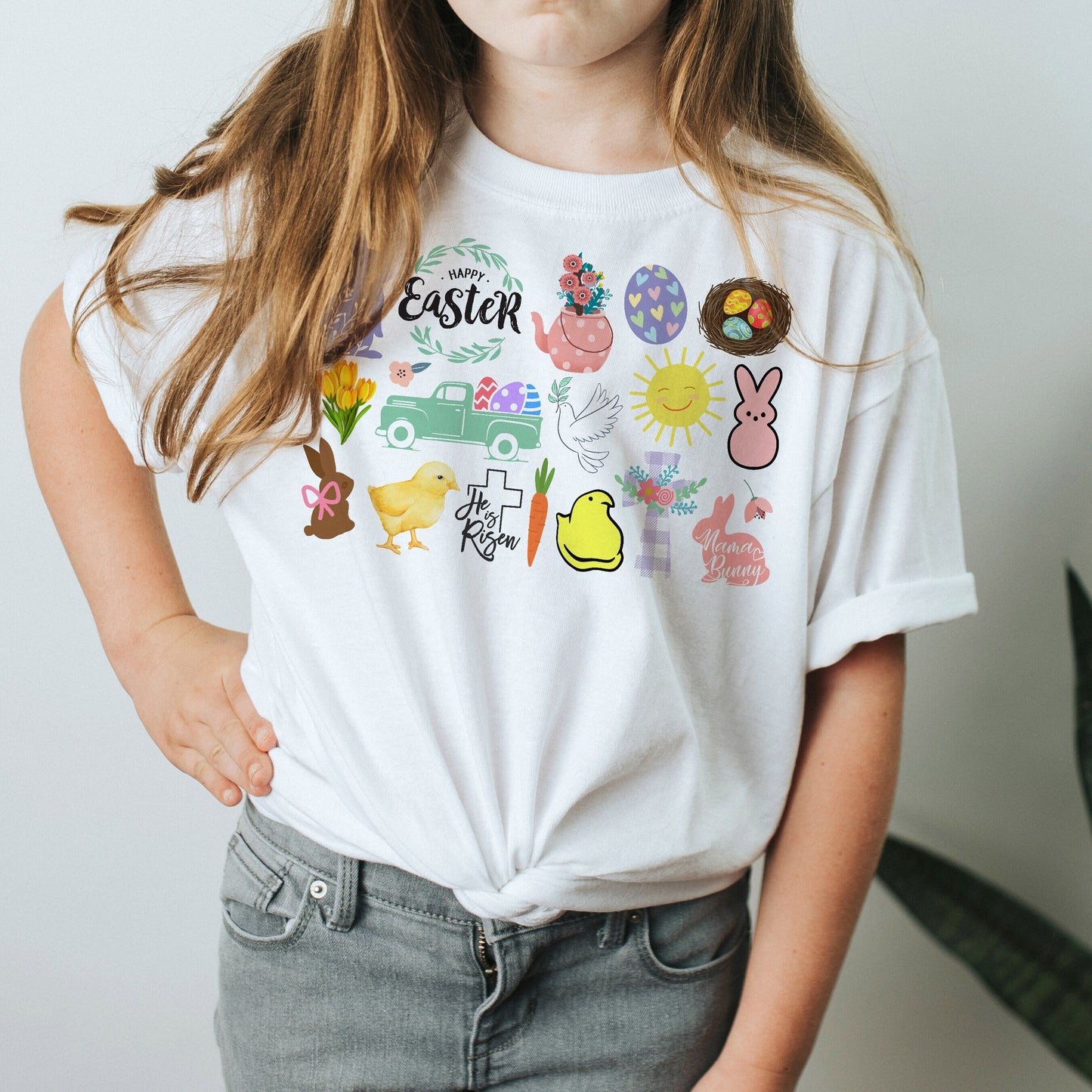 YOUTH | It’s the Little Things | Happy Easter & Bunny Rabbit Love Day | UNISEX Relaxed Jersey T-Shirt for Youth boys or Girls