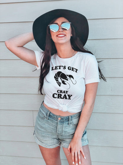 Funny Sarcastic Let's Bet Cray Crayfish | DesIndie | UNISEX Relaxed Jersey T-Shirt for Women