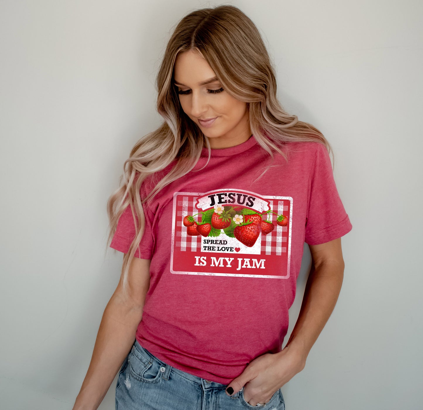 Jesus Is My Jam Christian Condiment Ultra Soft Graphic Tee Unisex Soft Tee T-shirt for Women or Men