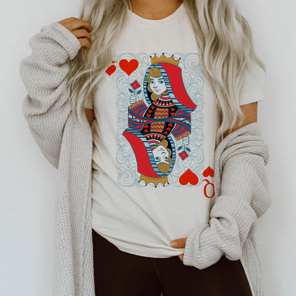 Queen of Hearts Vintage Halloween Costume Ultra Soft Graphic Tee Unisex Soft Tee T-shirt for Women or Men