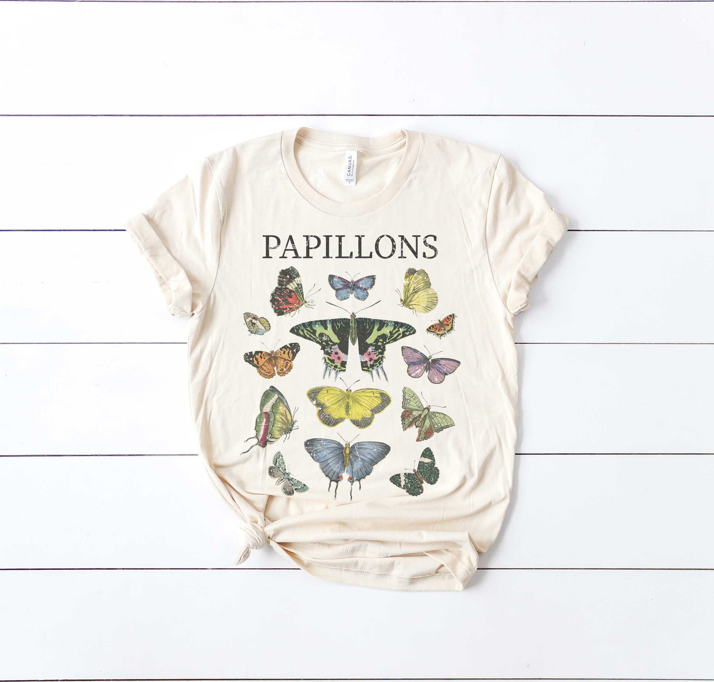 Papillons Butterflies Butterfly Ultra Soft Graphic Tee Unisex Soft Tee T-shirt for Women or Men