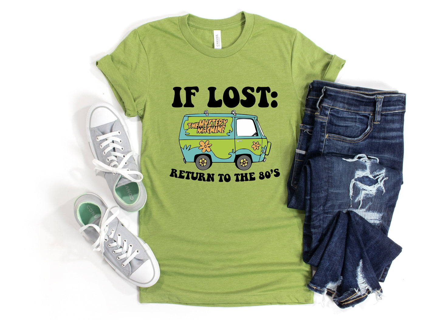 If Lost Return to the 1980's Nostalgic Cartoons Tees | UNISEX Relaxed Jersey T-Shirt for Women