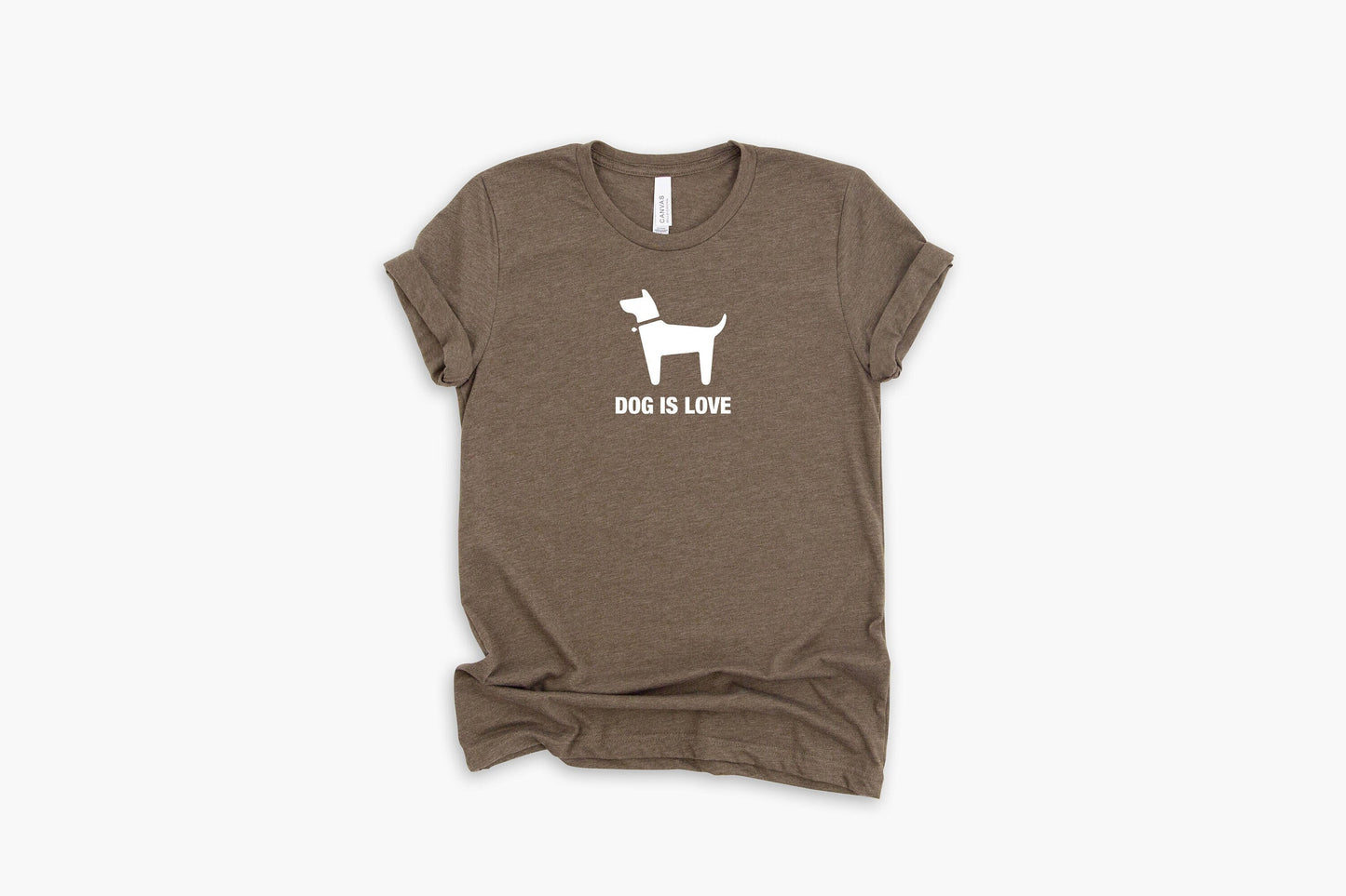 Dog is Love Dog Lovers Tee | UNISEX Relaxed Jersey T-Shirt for Women