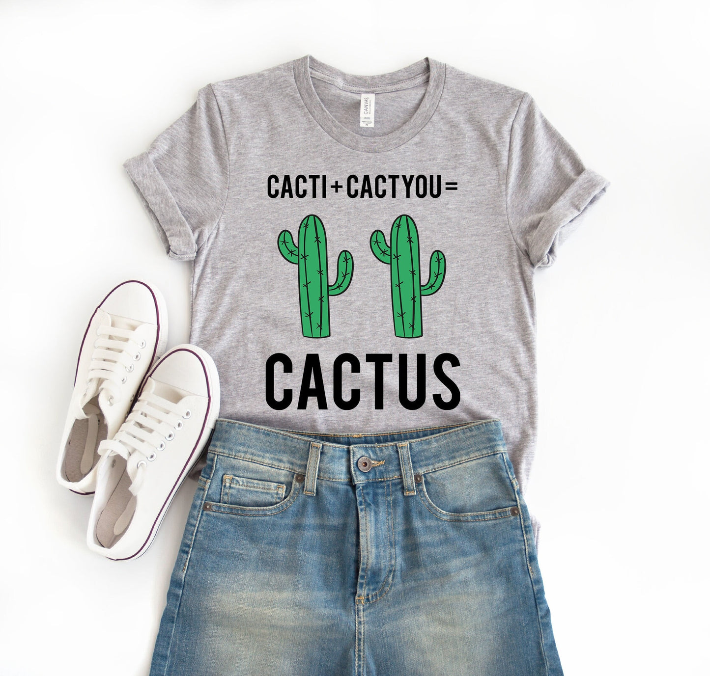 Cacti Cactyou Cactus Funny Desert Pun Ultra Soft Graphic Tee Unisex Soft Tee T-shirt for Women or Men