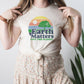 Earth Matters Sunset Earth Day Retro Boho Hippie Style Ultra Soft Graphic Tee Unisex Soft Tee T-shirt for Women or Men