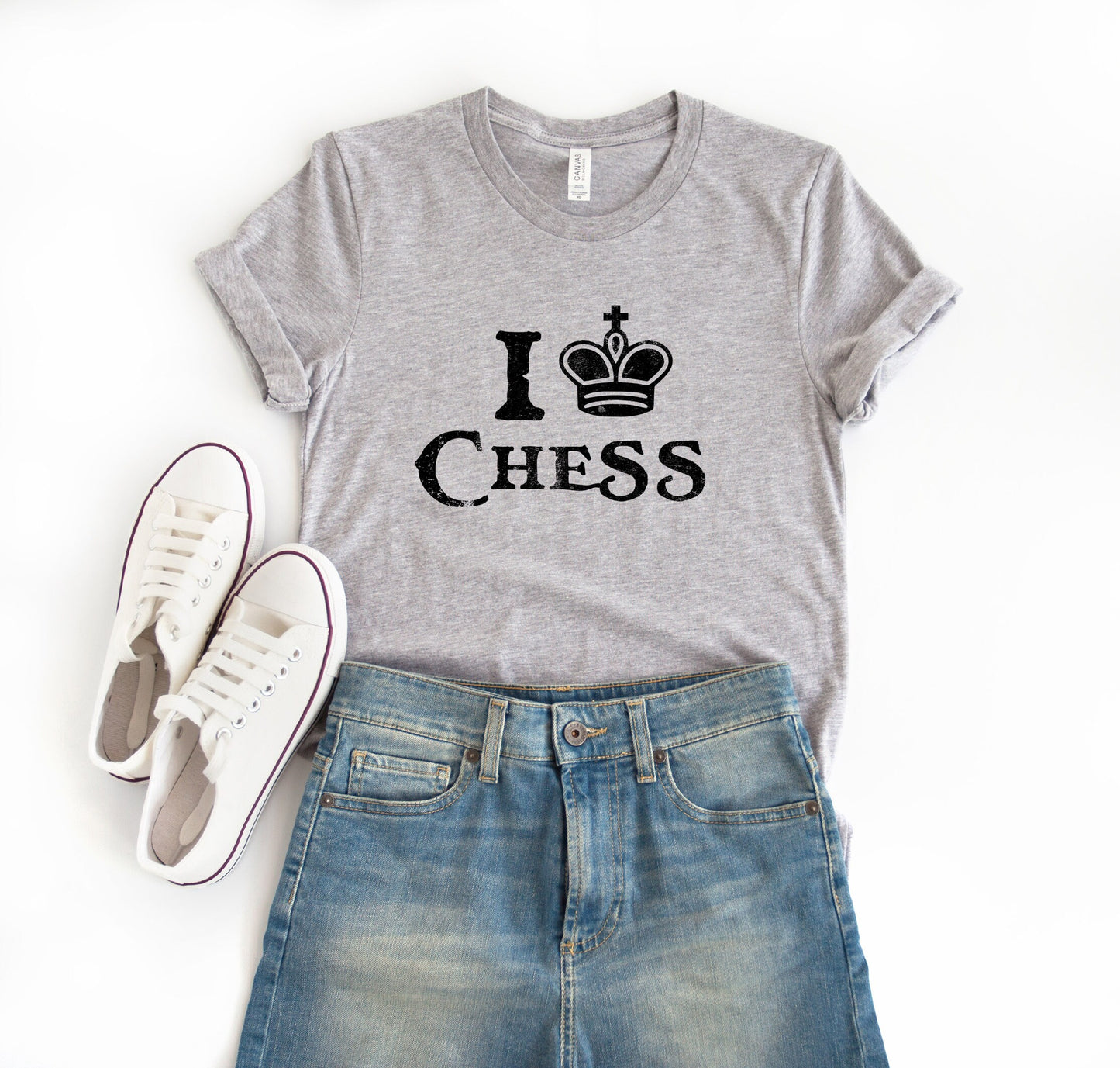 I Love Chess Tees Ultra Soft Graphic Tee Unisex Soft Tee T-shirt for Women or Men