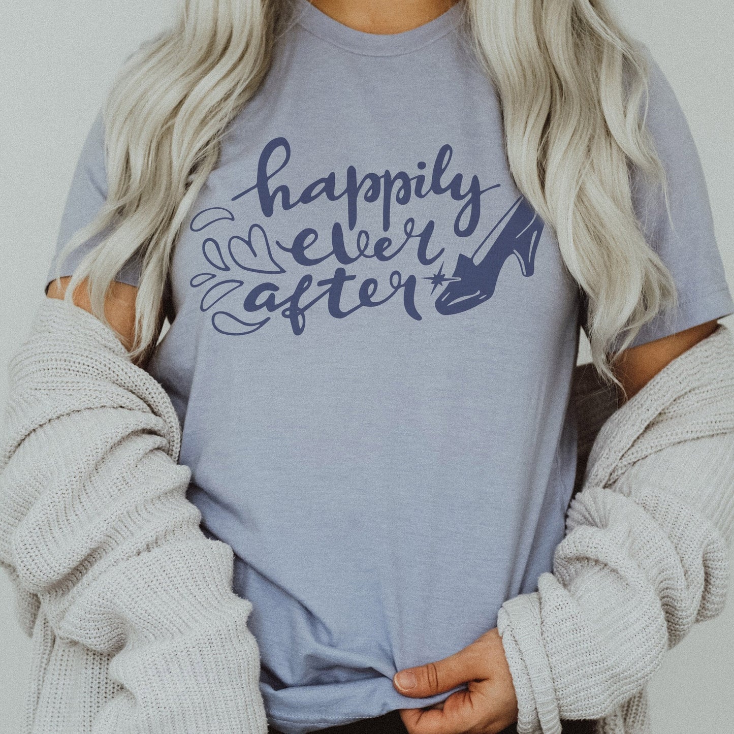 Happily Ever After Cinderella's Slipper Fairy Tale Whimsy Ultra Soft Graphic Tee Unisex Soft Tee T-shirt for Women or Men
