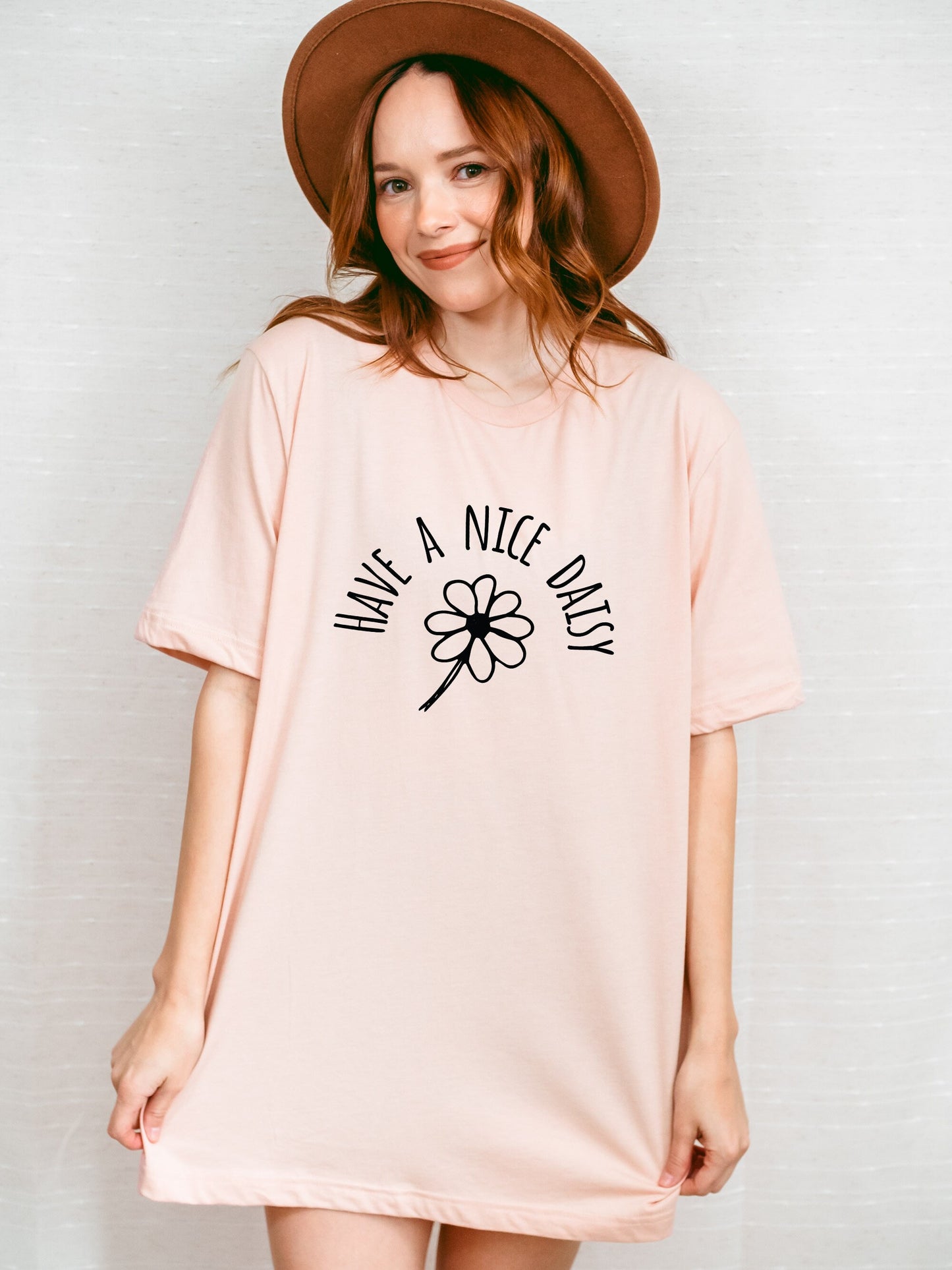 Have a Nice Daisy Large White Flower Summer and Spring! Ultra Soft Graphic Tee Unisex Soft Tee T-shirt for Women or Men