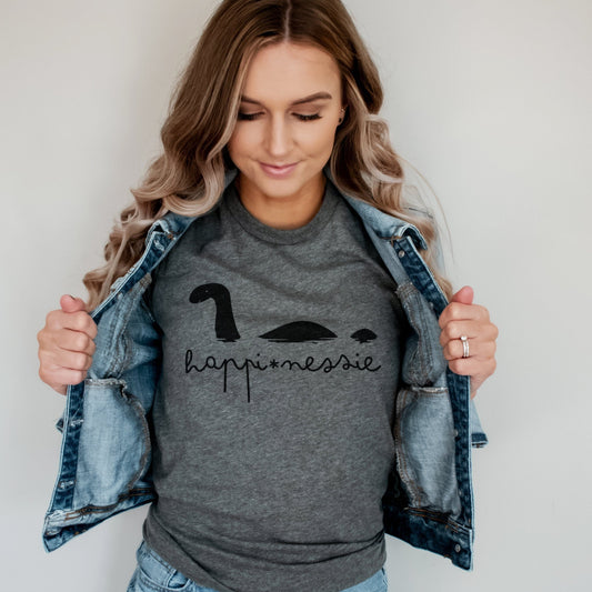 Happinessie Happy Loch Ness Monster Nessie | Soft Unisex T-shirt for Women