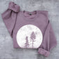 Tree Hugger Hiking Ultra Cozy Retro Drop Shoulder Graphic Sweatshirt Unisex Soft Tee T-shirt for Women or Men