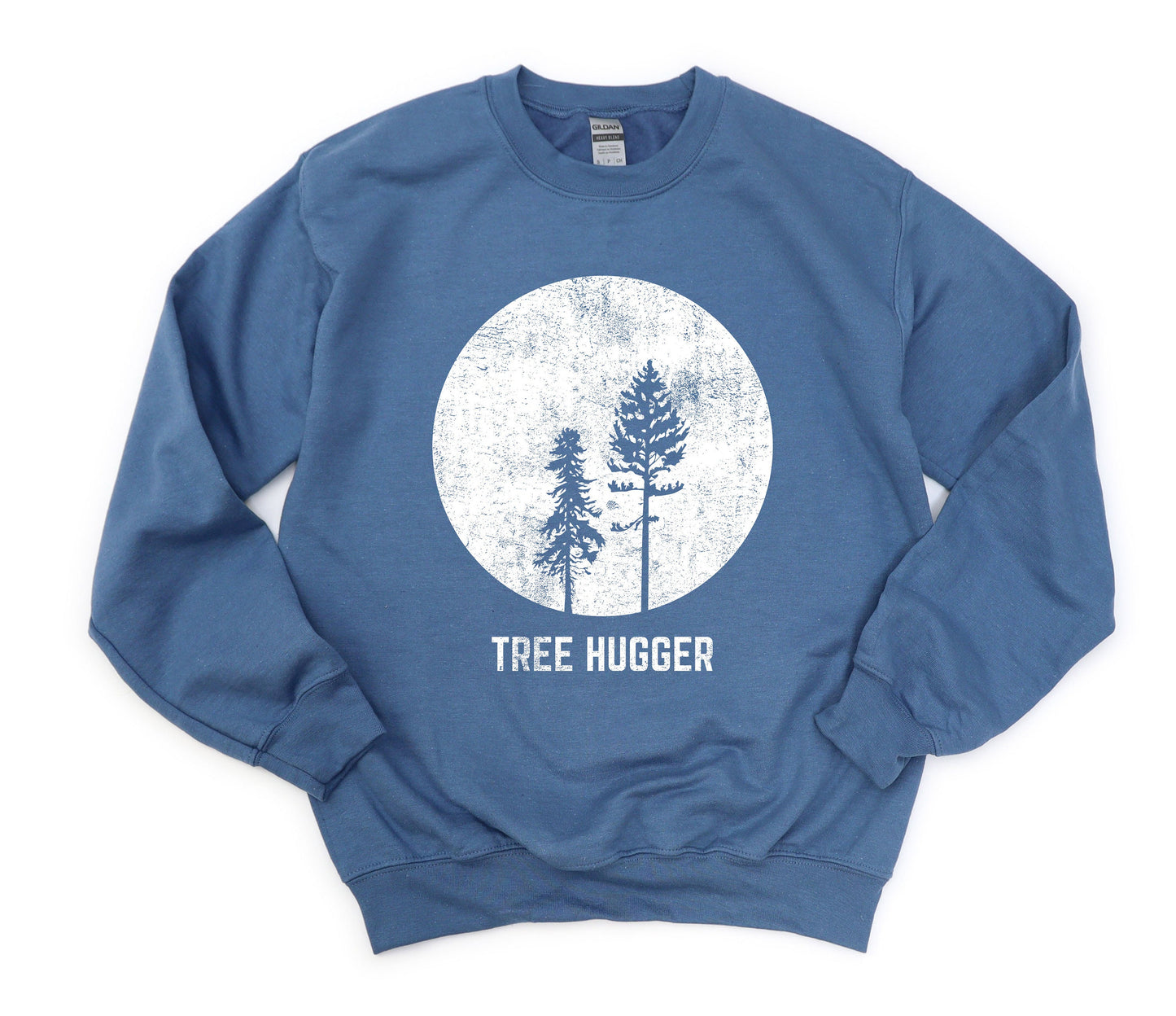 Tree Hugger Hiking Ultra Cozy Retro Drop Shoulder Graphic Sweatshirt Unisex Soft Tee T-shirt for Women or Men