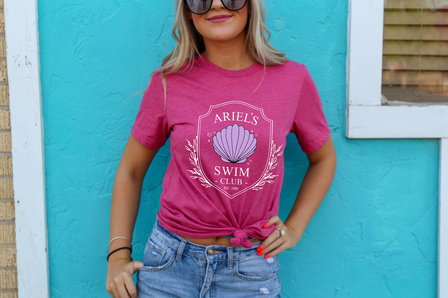 Princess Ariel's Swim Club Ultra Soft Graphic Tee Unisex Soft Tee T-shirt for Women or Men