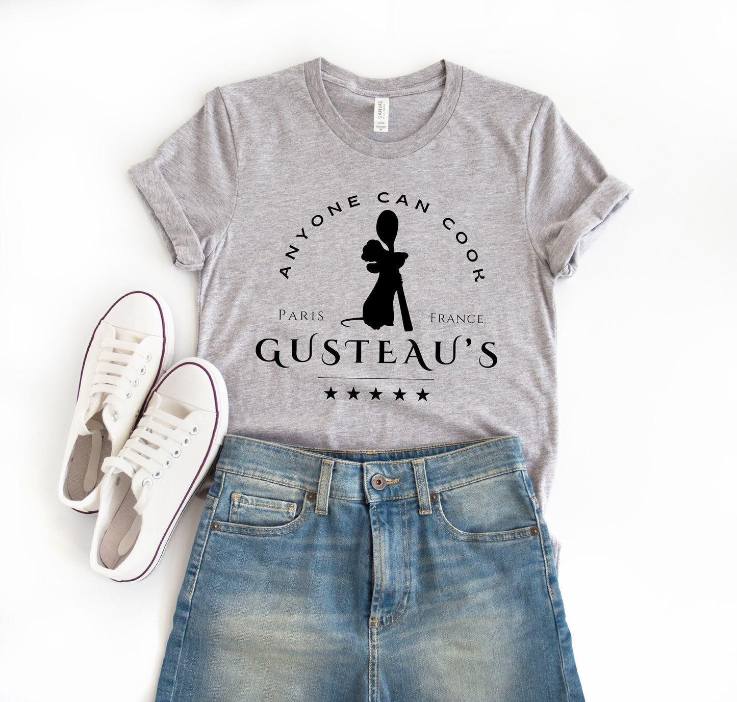 Guesteau's Anyone Can Cook Ratatouille Club Ultra Soft Graphic Tee Unisex Soft Tee T-shirt for Women or Men