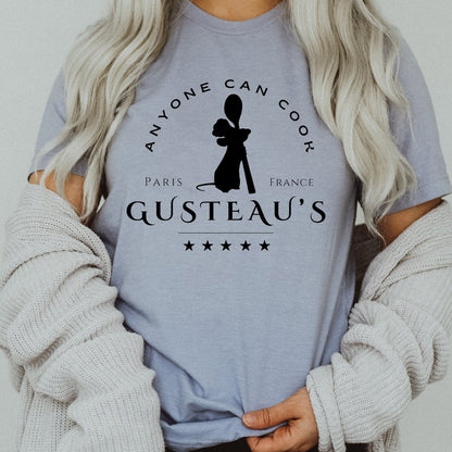 Guesteau's Anyone Can Cook Ratatouille Club Ultra Soft Graphic Tee Unisex Soft Tee T-shirt for Women or Men