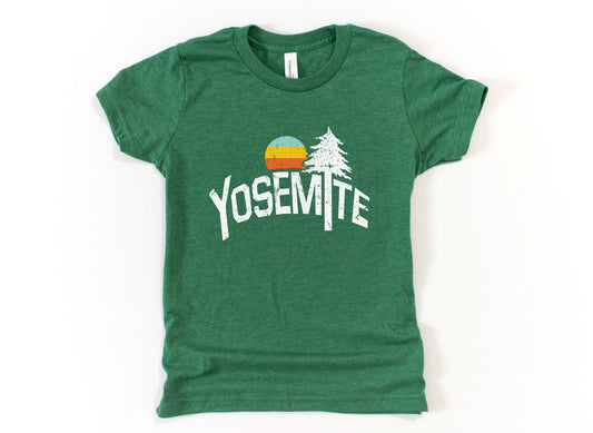 Outdoorsy Yosemite National Park USA Vintage Retro Ultra Soft Unisex Soft Tee T-shirt for Women or Men